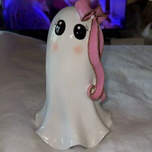 lol Pink Bow Halloween Ghost Girl Summerween Resin Figure NWT Coquette NWT